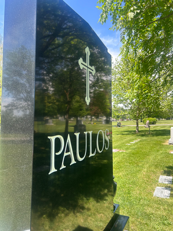 Restored monument