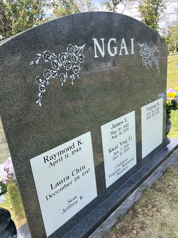 Restored monument