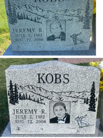 Restored monument