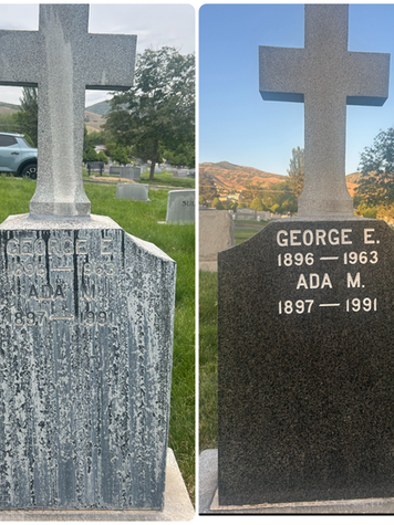 Restored monument